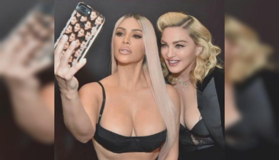 Kim Kardashian y Madonna 