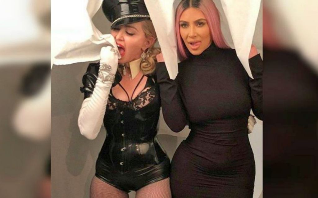 Kim Kardashian y Madonna 