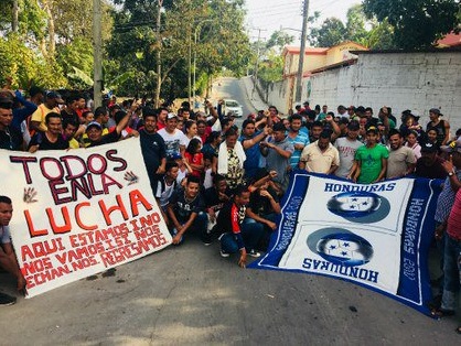 víacrusis migrantes hondureños