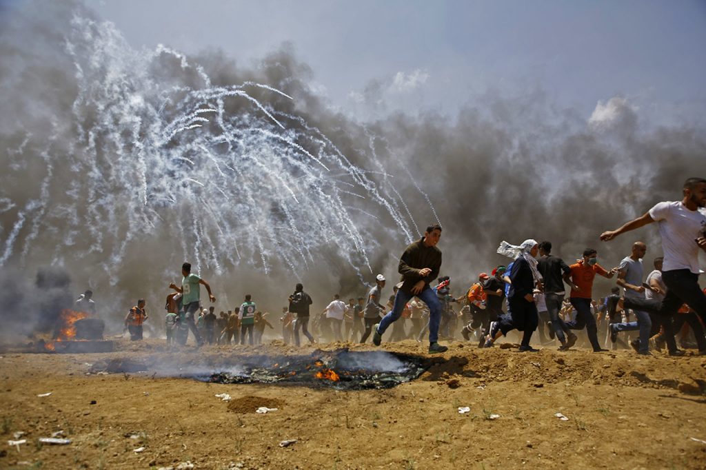 protesta en Gaza