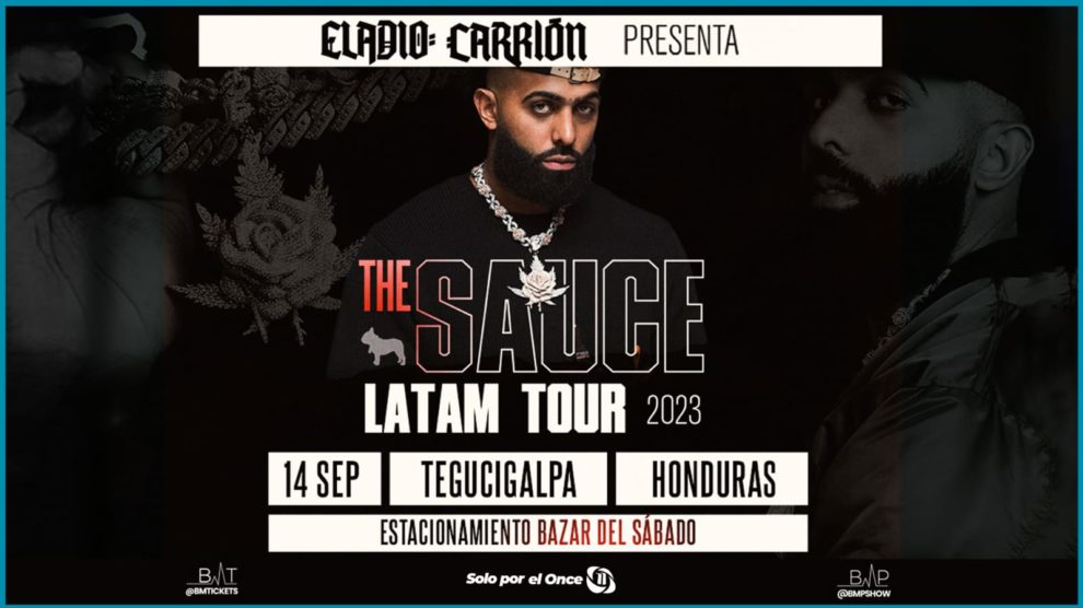 Eladio Carrión llega a Honduras con su gira The Sauce Latam Tour