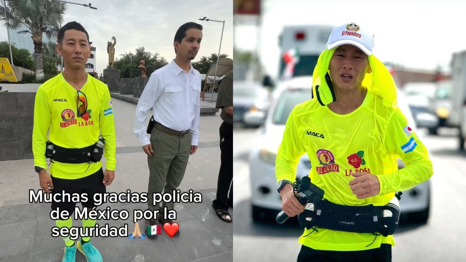 Shin Fujiyama inició el reto de correr 3 000 KM desde México