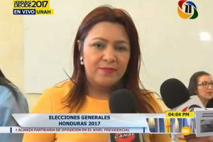Marlene Alvarenga alegre por votaciones
