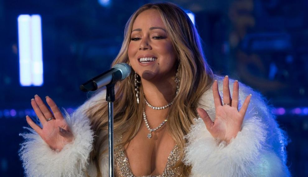 Mariah Carey canta en New york
