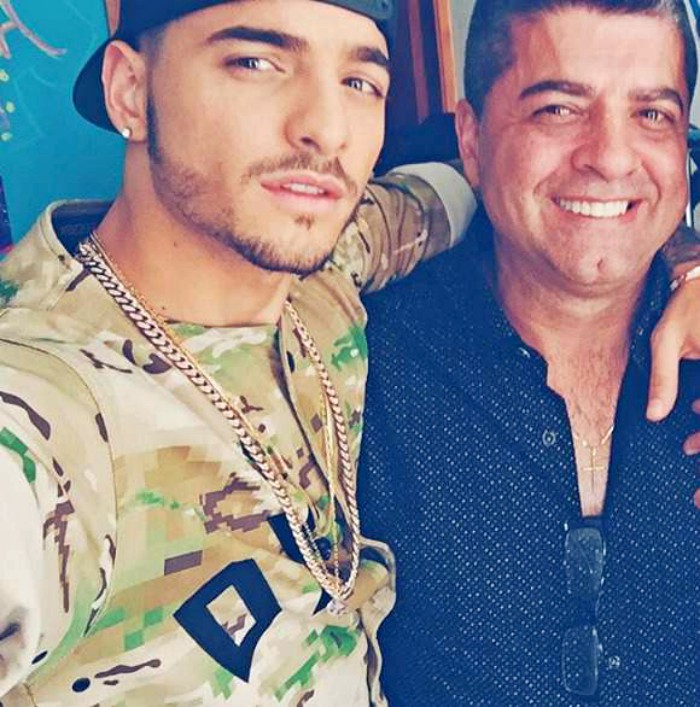 Maluma publica foto con su padre 