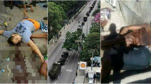 Imágenes de la violencia Río de Janeiro