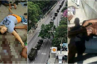 Imágenes de la violencia Río de Janeiro
