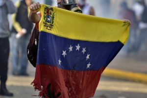 venezolanos en huelga