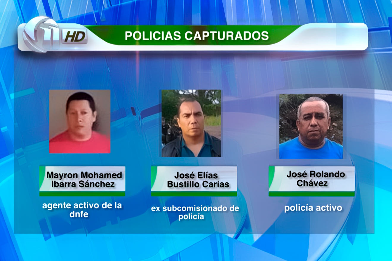 tres policías asociación ilícita