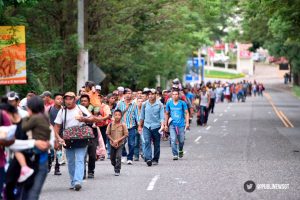 caravana migrantes hondureños