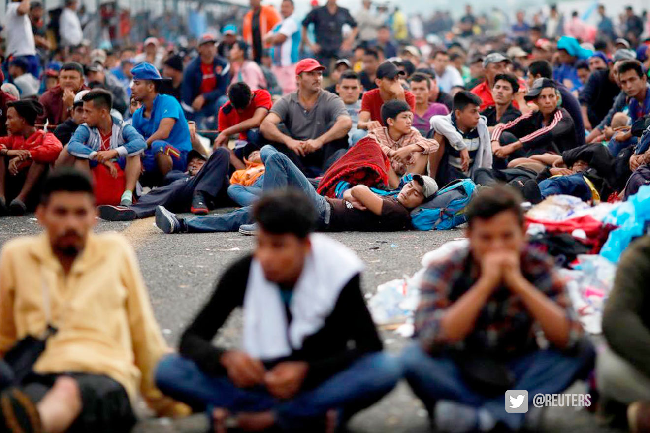 caravana migrantes hondureños