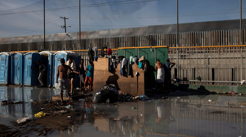 migrantes en Tijuana