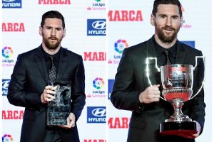 Messi recibe doble premio