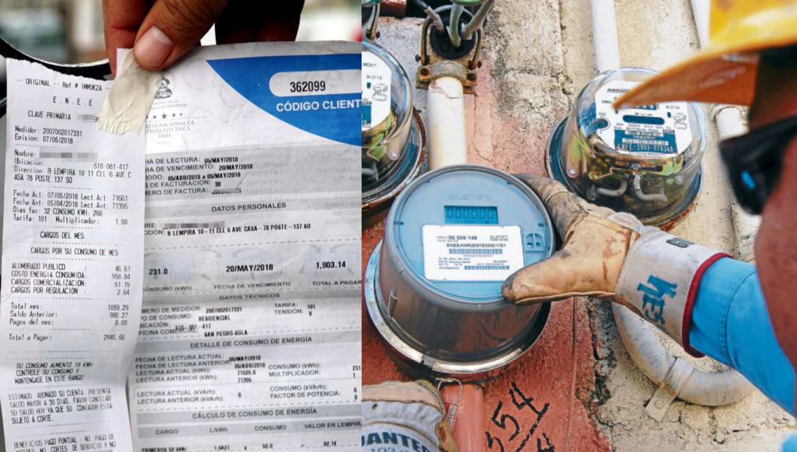 rebaja del 15% a la luz