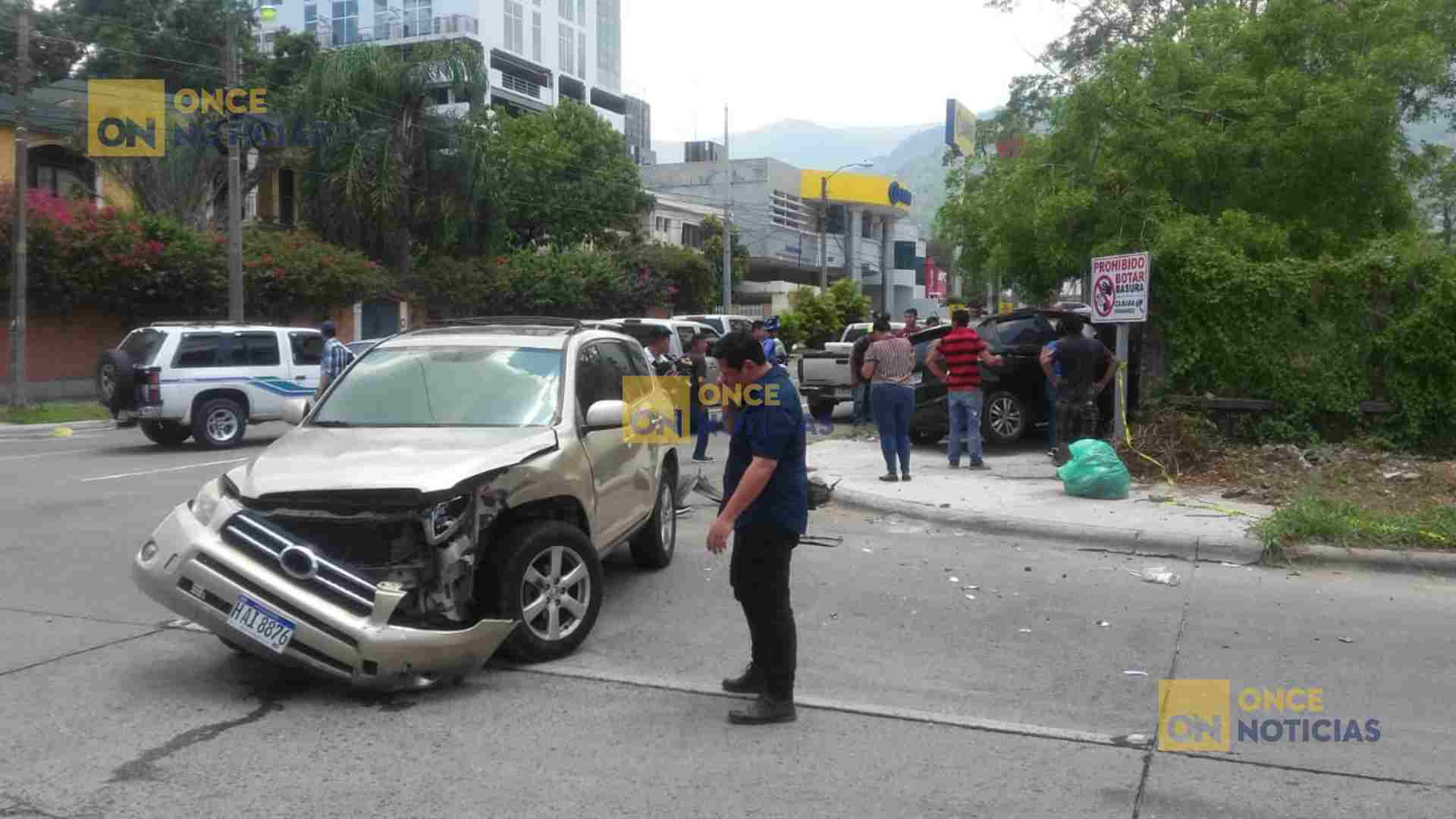 accidente barrio los Andes San Pedro Sula