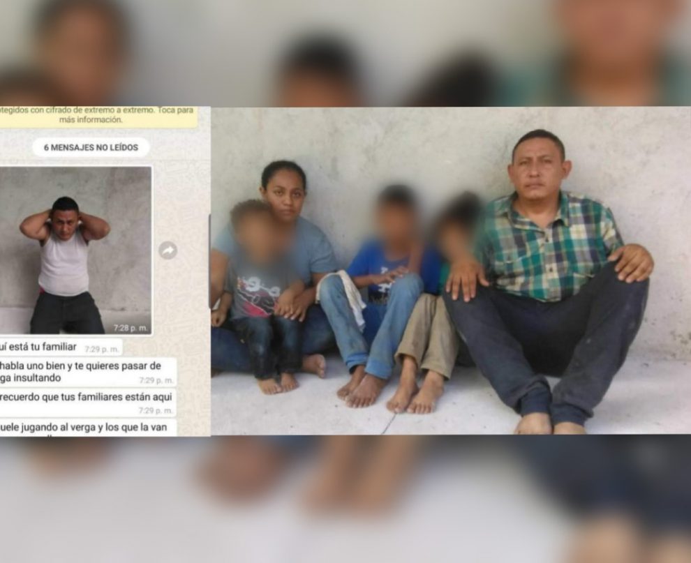 familia hondureña secuestrada