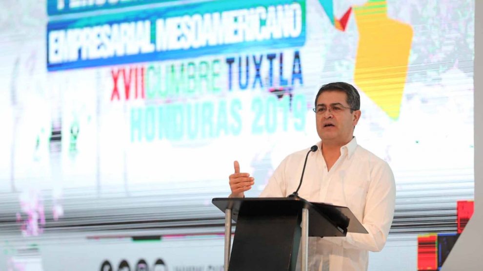 Presidente Hernández cumbre de tuxtla