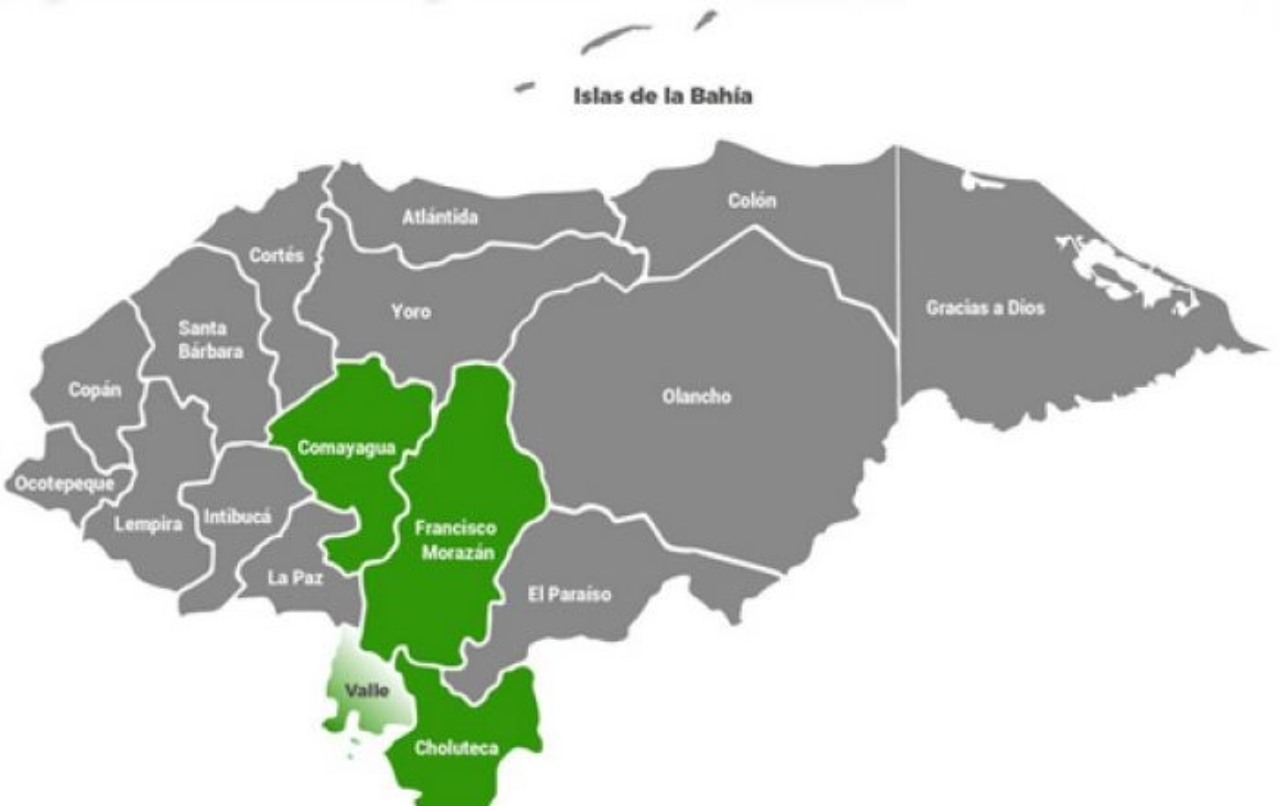 alerta verde para tres departamentos