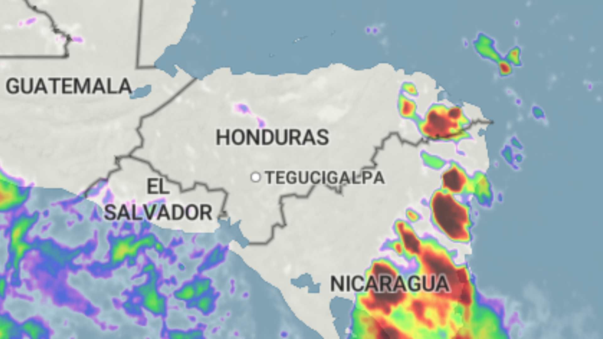 onda tropical Honduras