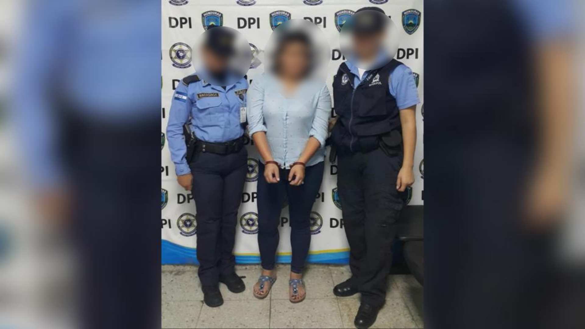 arrestan mujer aeropuerto San Pedro Sula