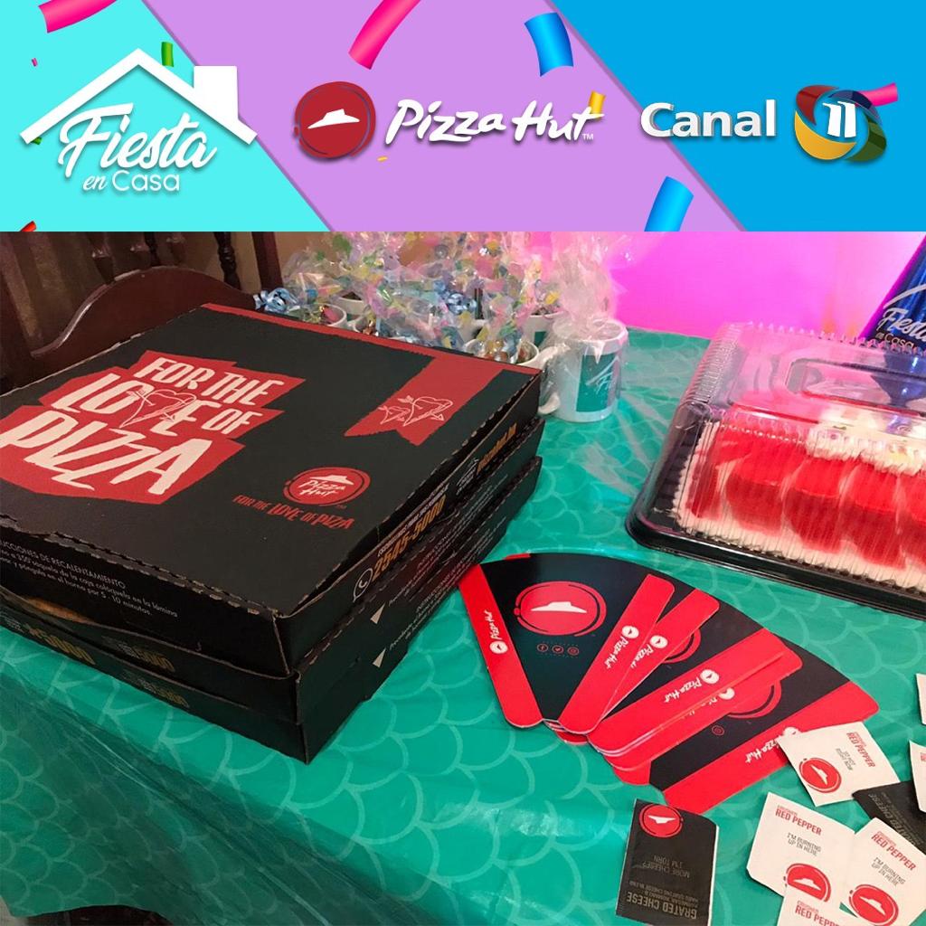 fiesta en casa pizza hut