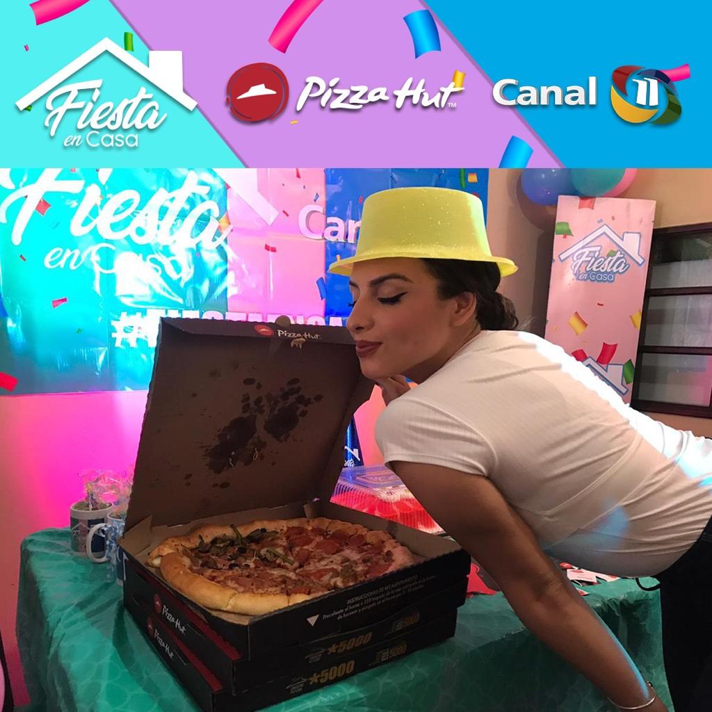 fiesta en casa pizza hut