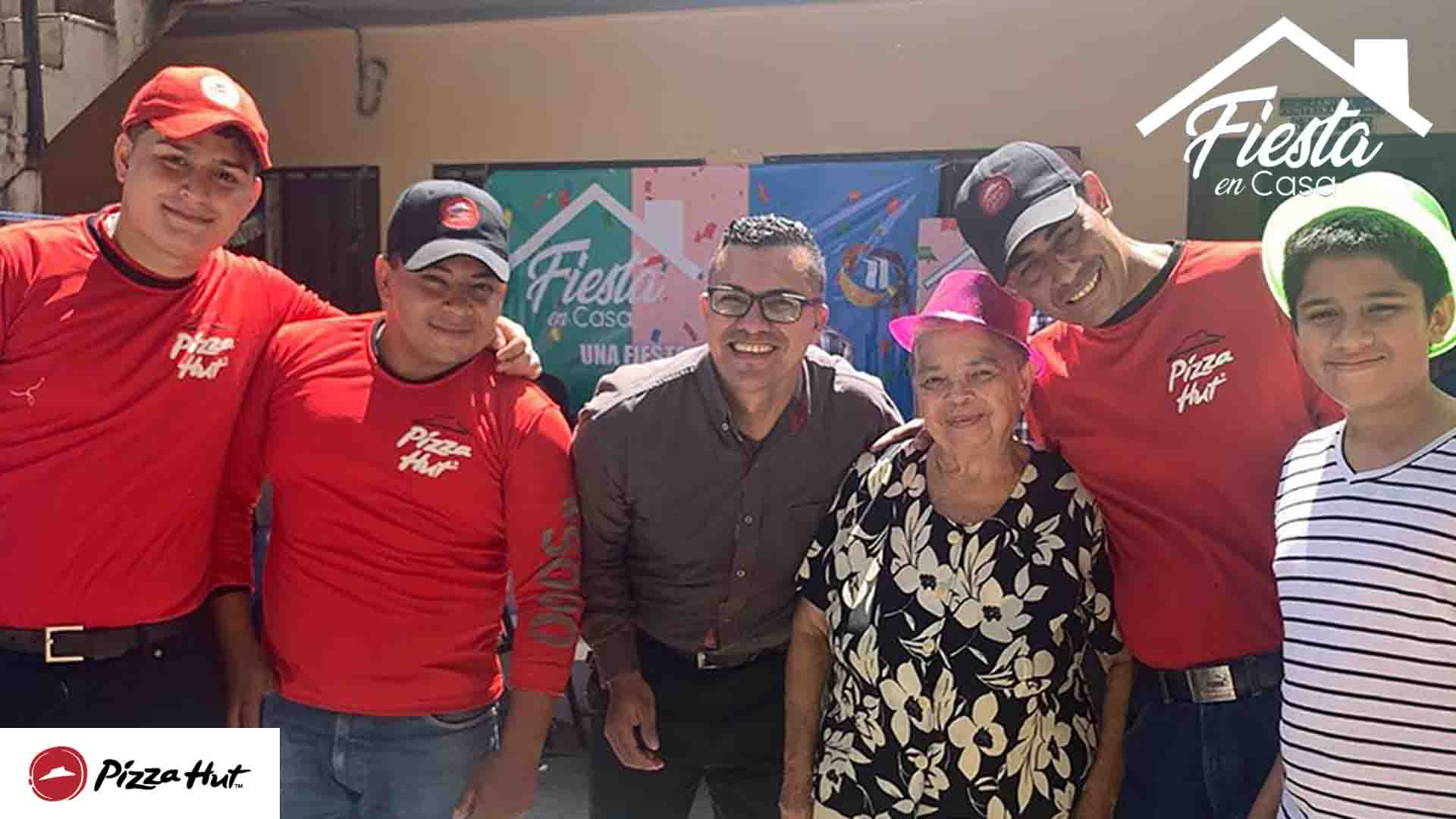fiesta en casa pizza hut