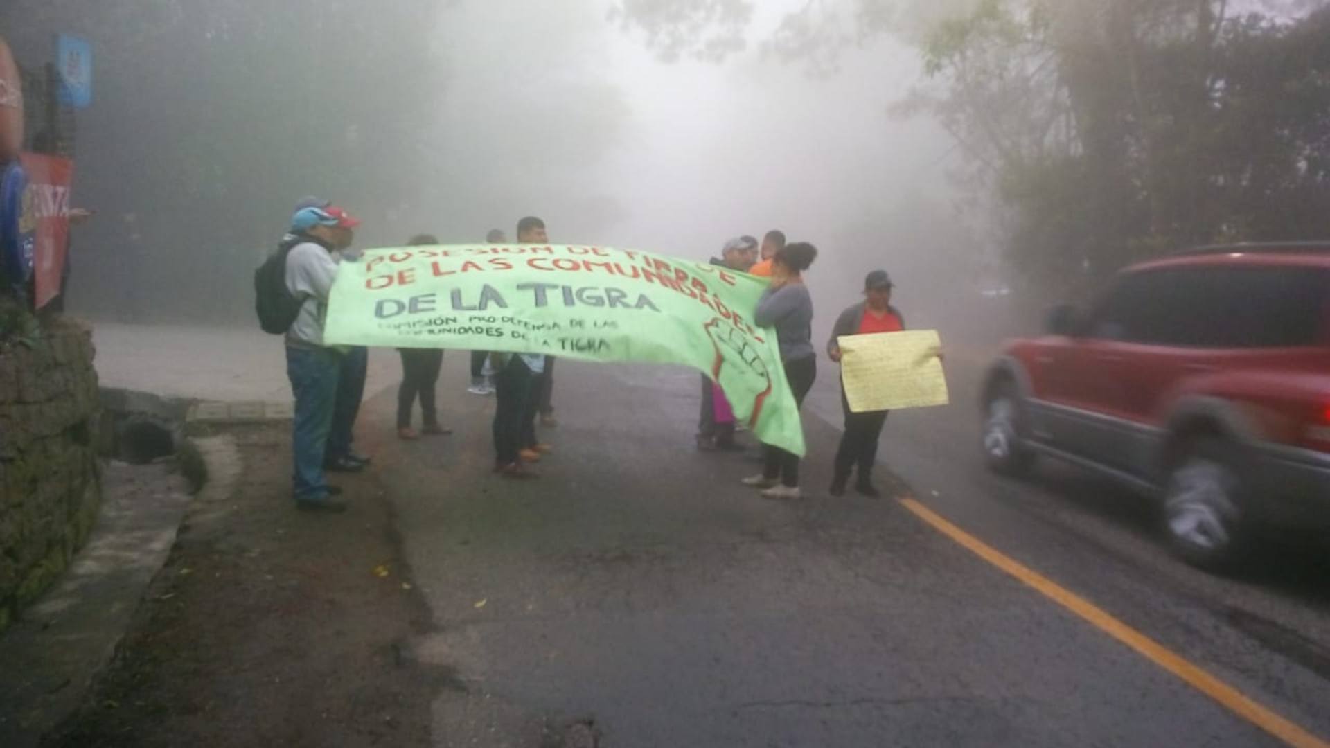 Pobladores protestas tomas carreteras La Tigra