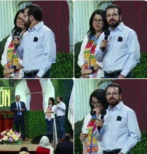 German y Elena de Ponce durante la presentación