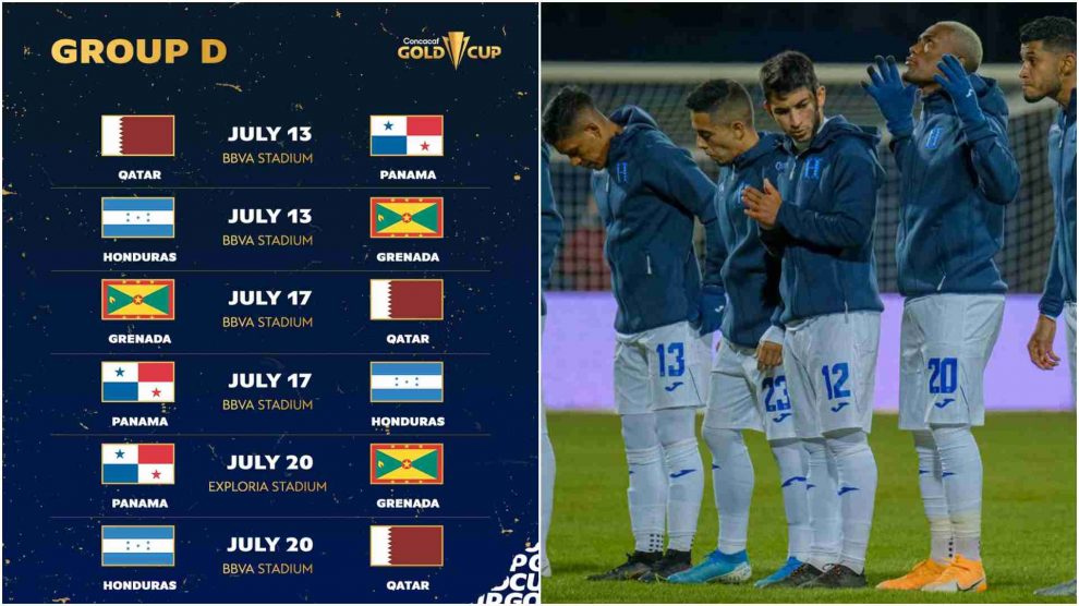 En estas fechas la selección de Honduras disputará Copa Oro