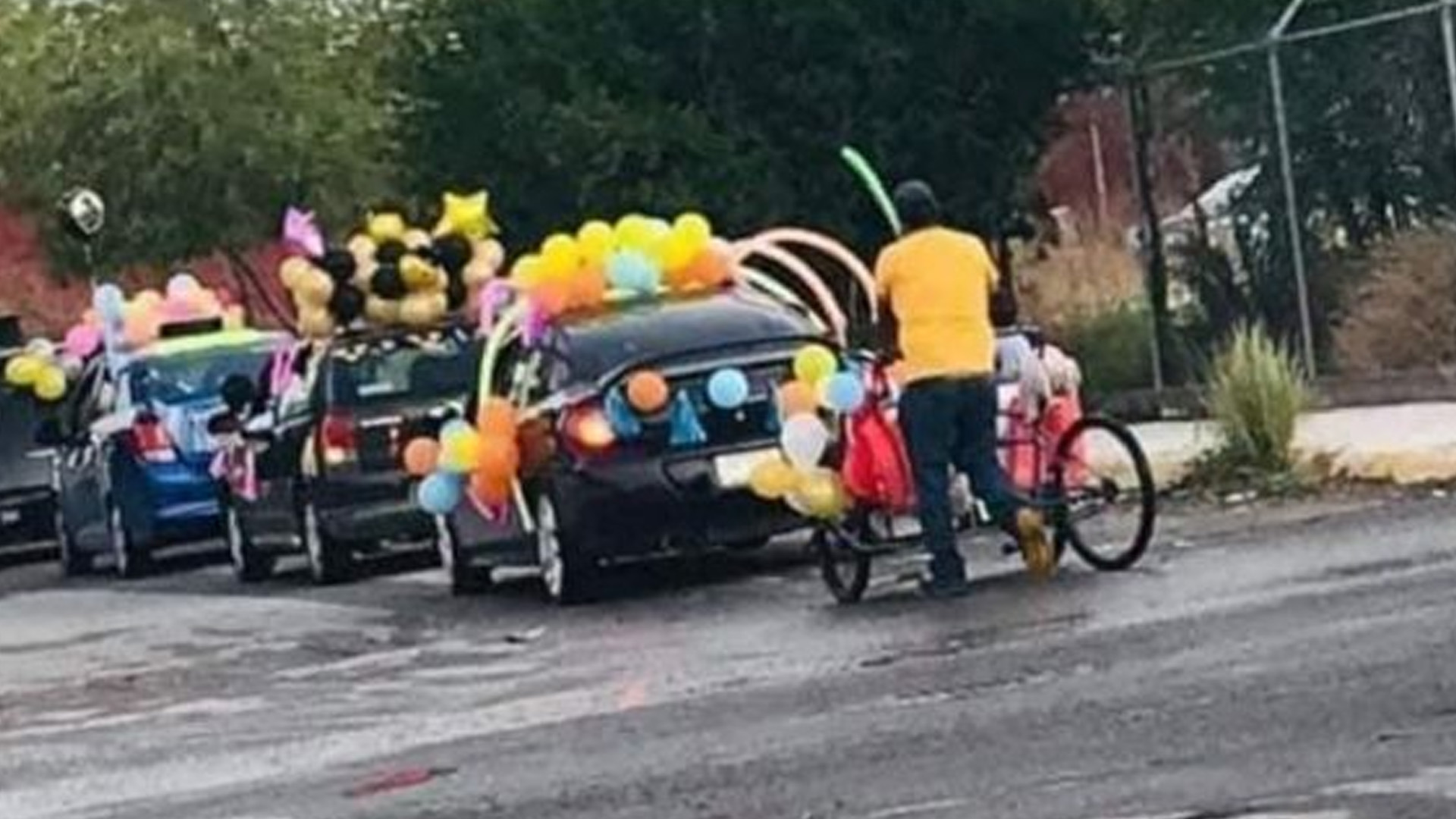 Triciclo decorado