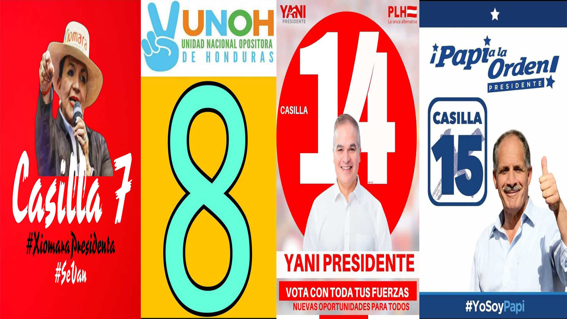 papeletas candidatos