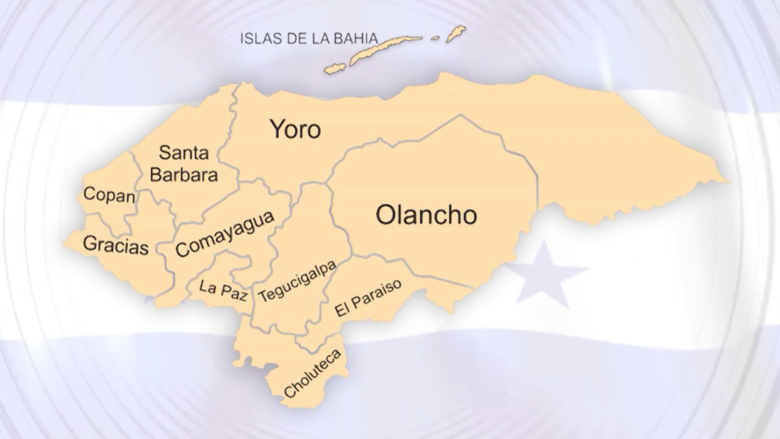 Mapa Honduras