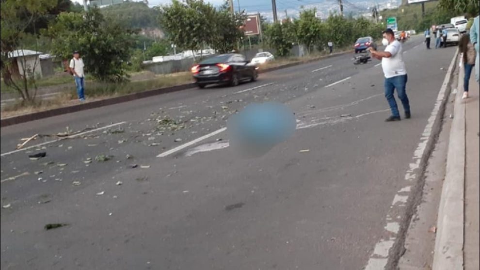 accidente moto tegucigalpa
