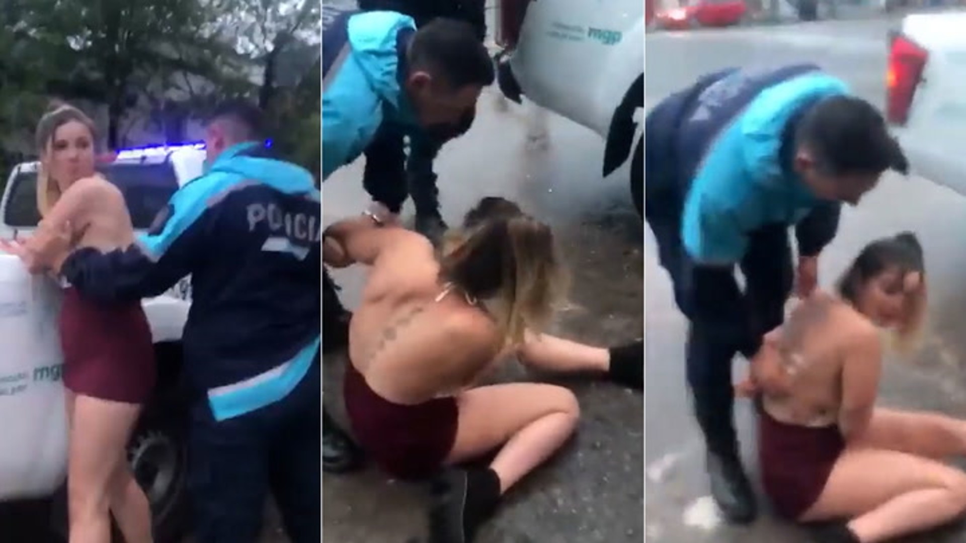 policía