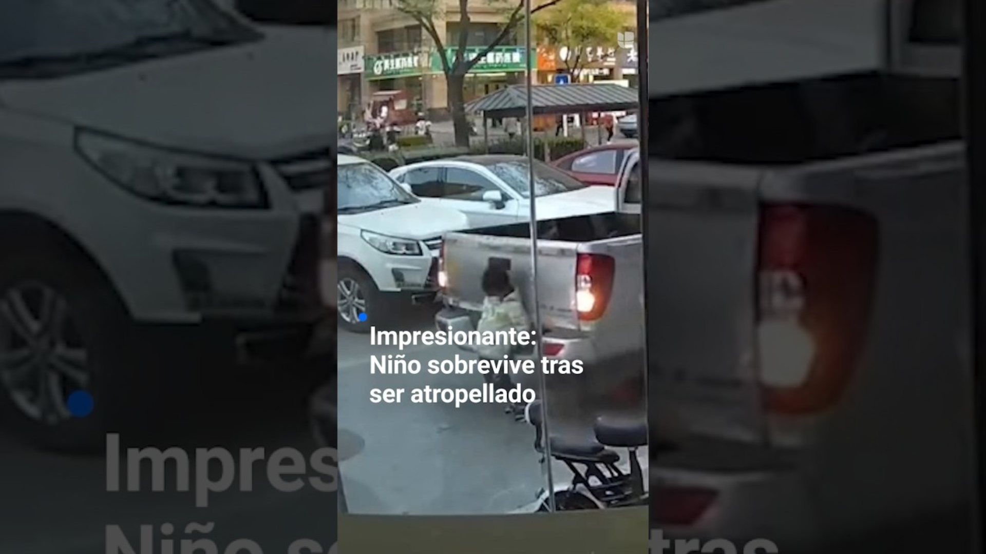 Niño atropellado