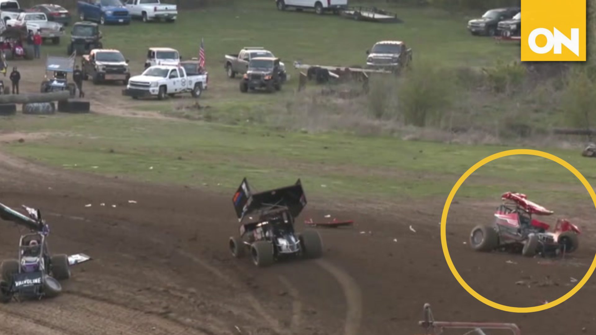 Vuelco en Nascar