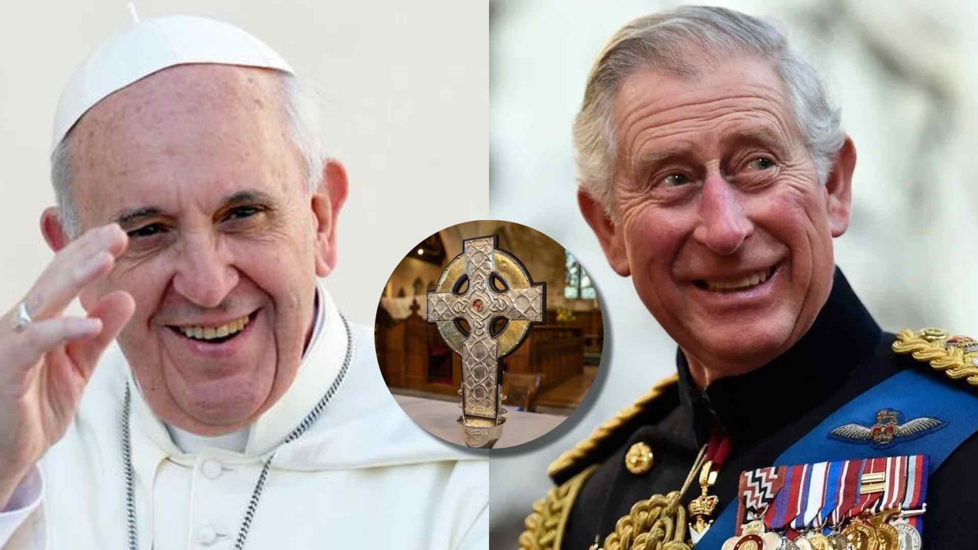 papa francisco rey carlos fragmento cruz