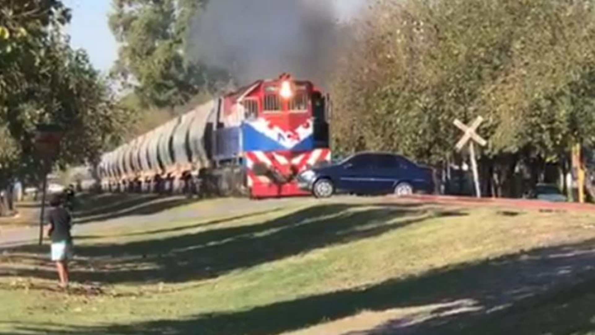 avión automóvil tren choque