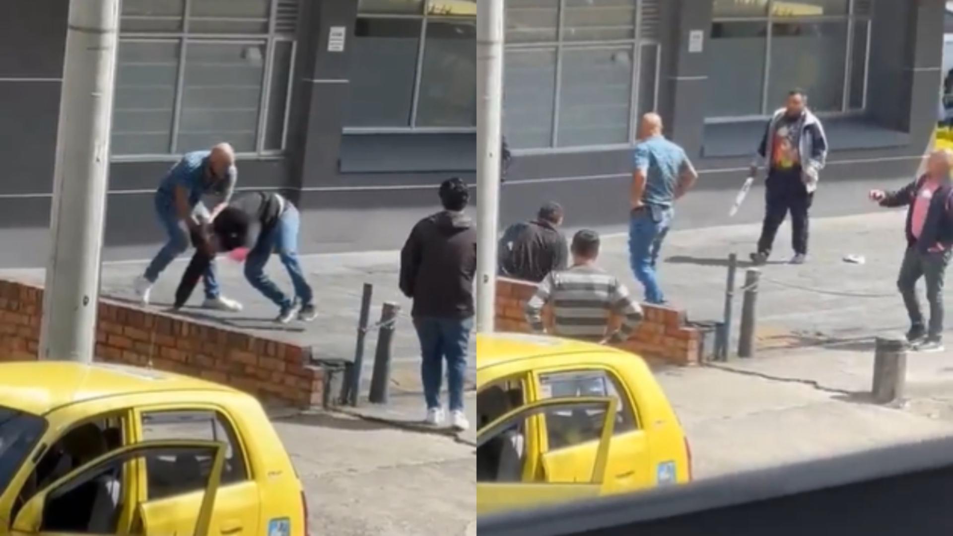 ladrón en bogotá fajazos