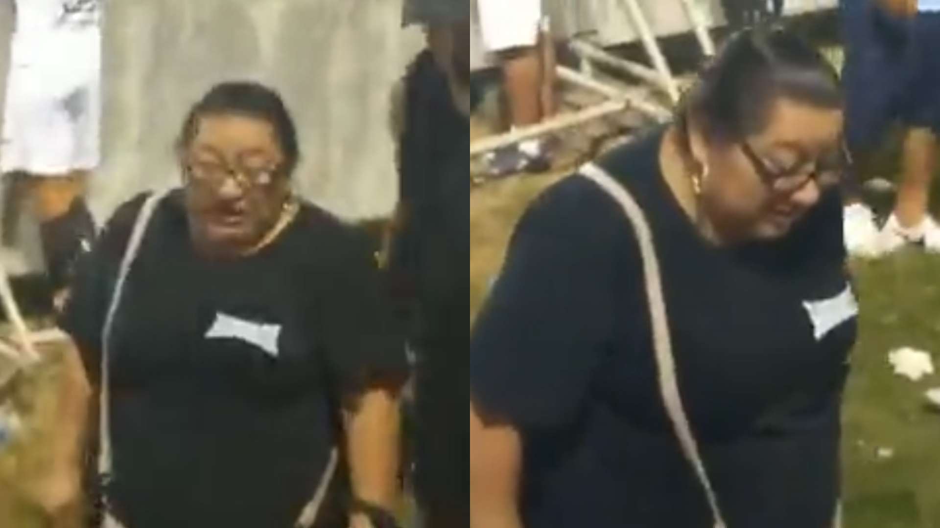 madre reacción al reconocer cuerpo