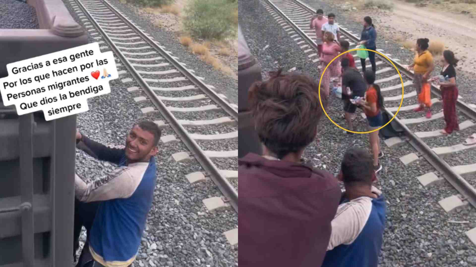 migrantes ayudados por ciudadanos en mexico