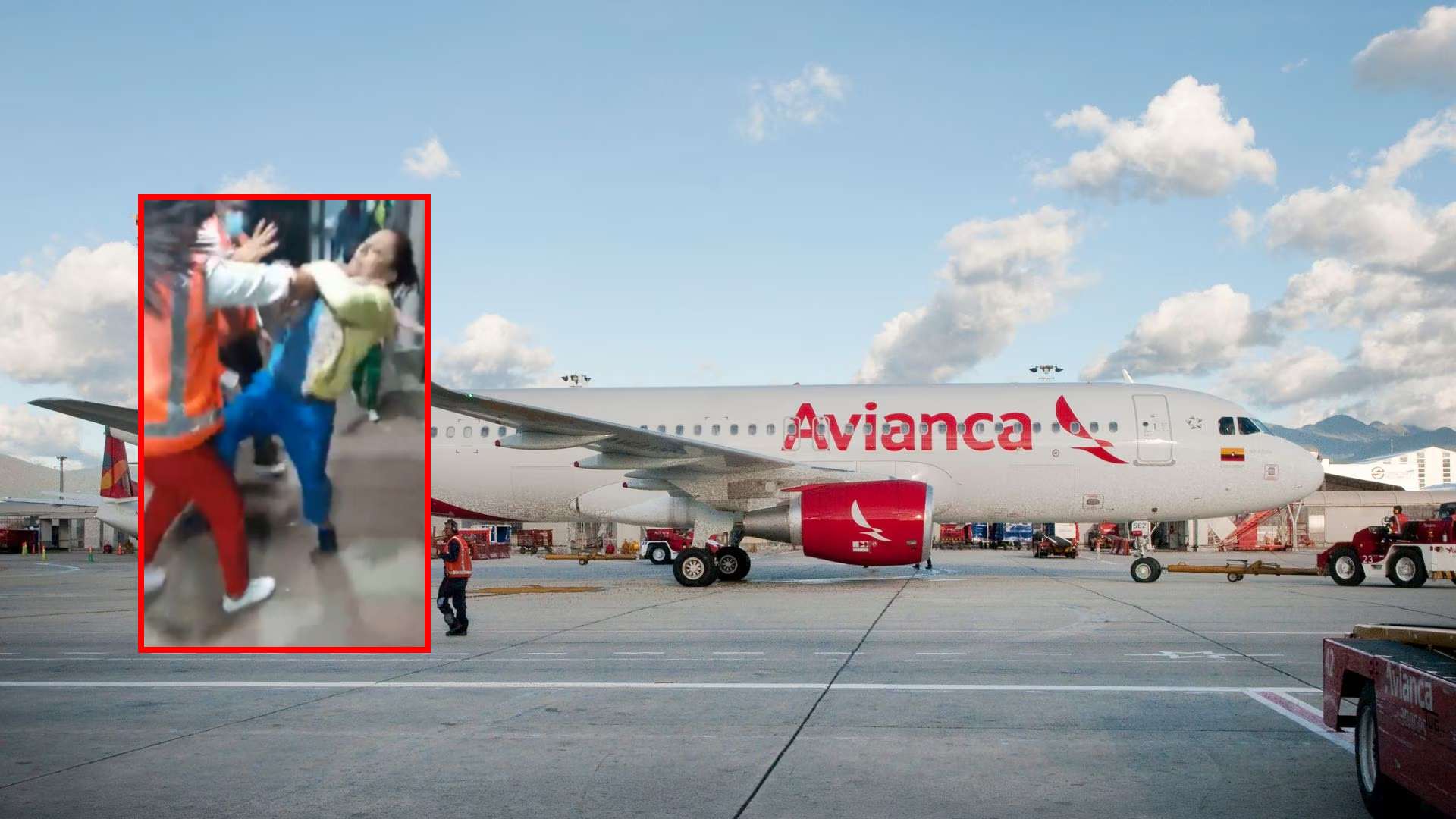 Mujer agrede a empleados de la aerolínea Avianca