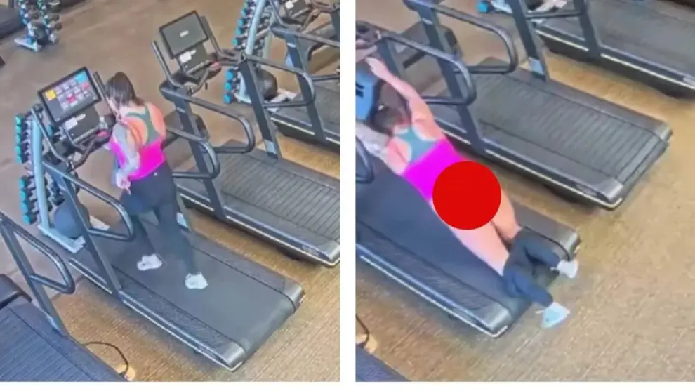 Una chica fue a criticada por su ropa para entrenar en el gimnasio y todo  quedó filmado