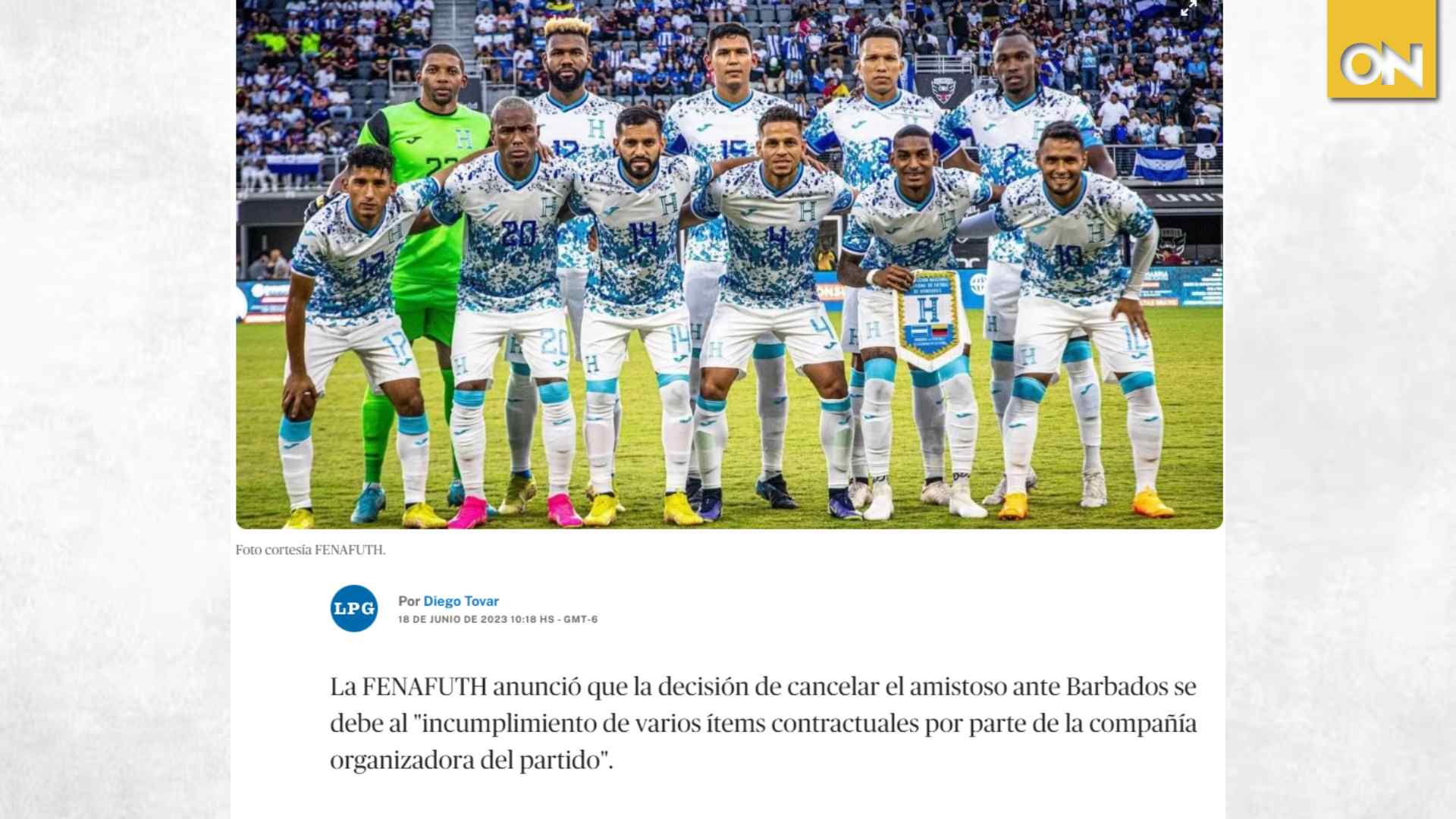 fenafuth amistoso