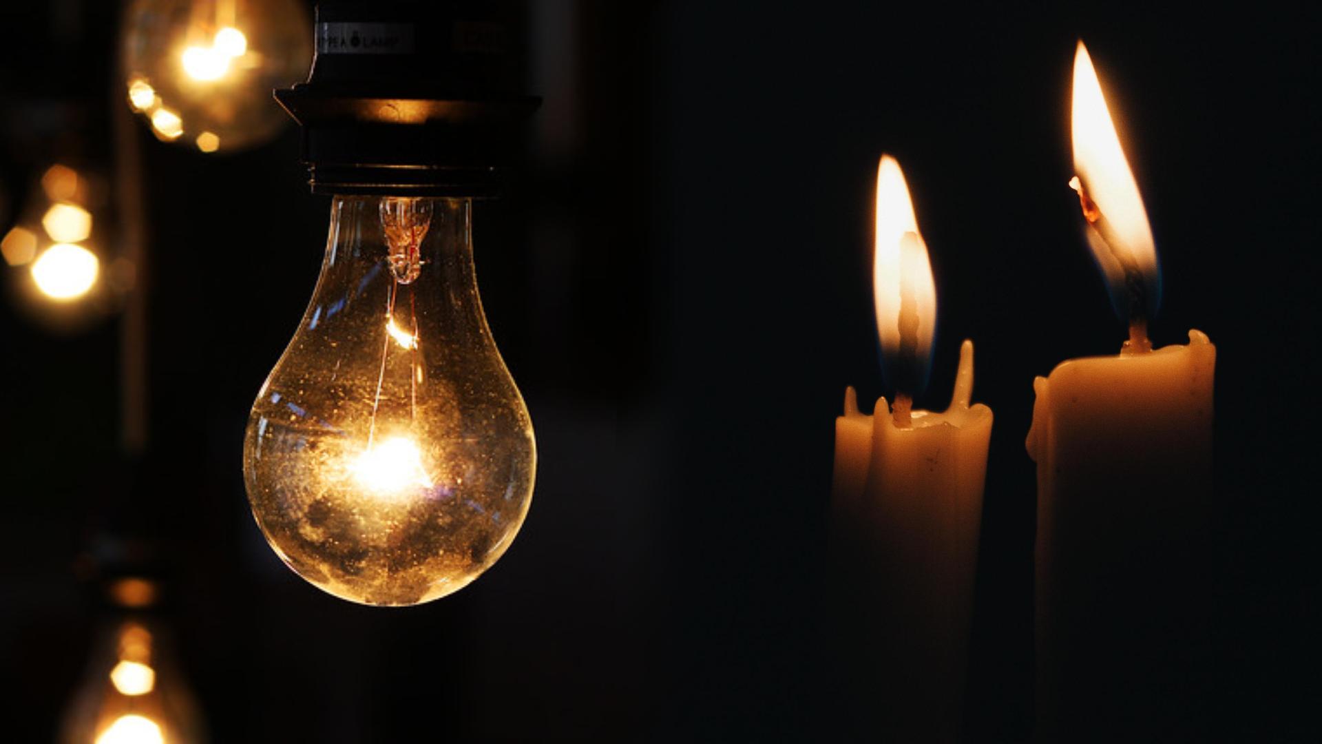 velas y focos en aumento