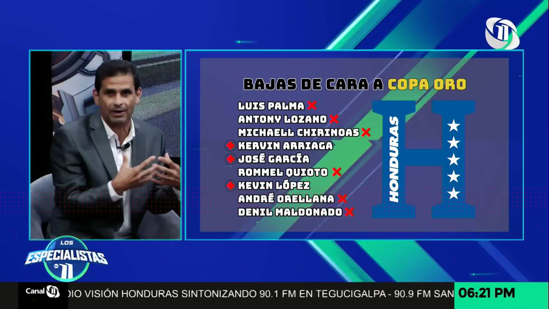 los especialistas del 11