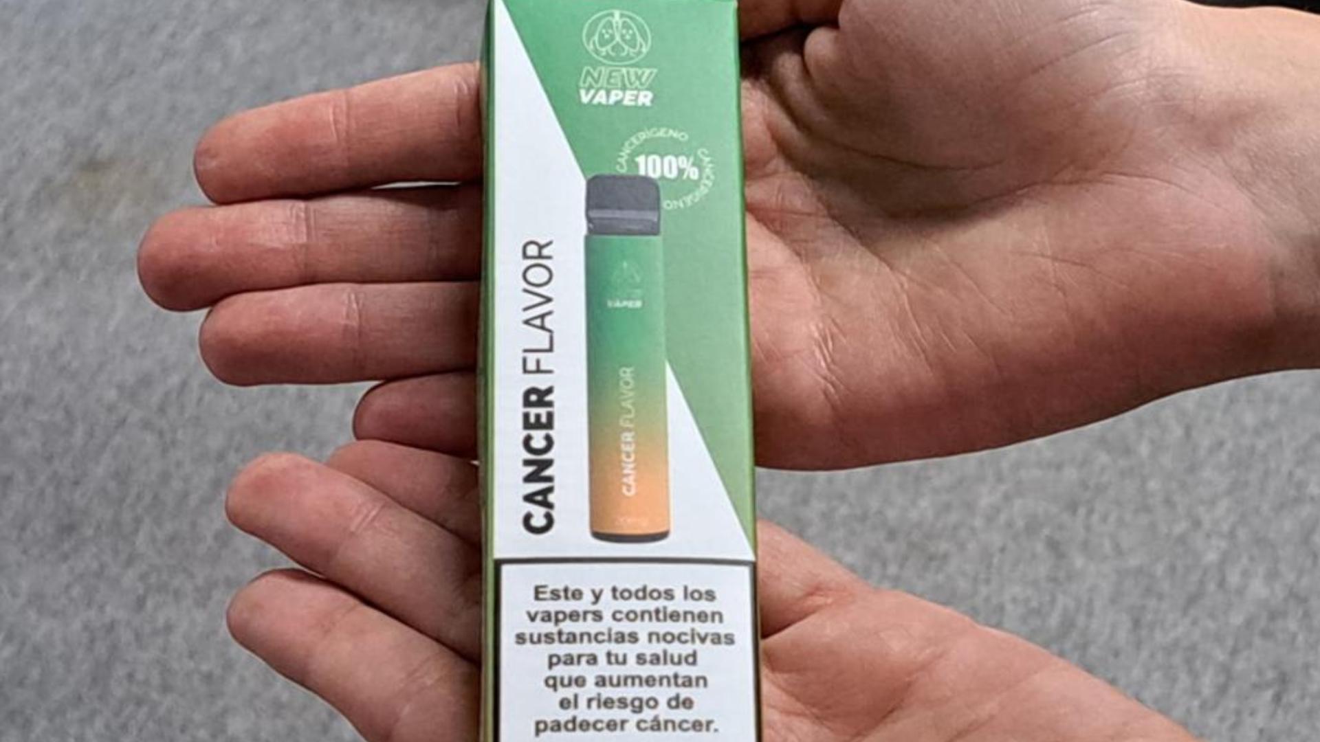 vapeador de cáncer
