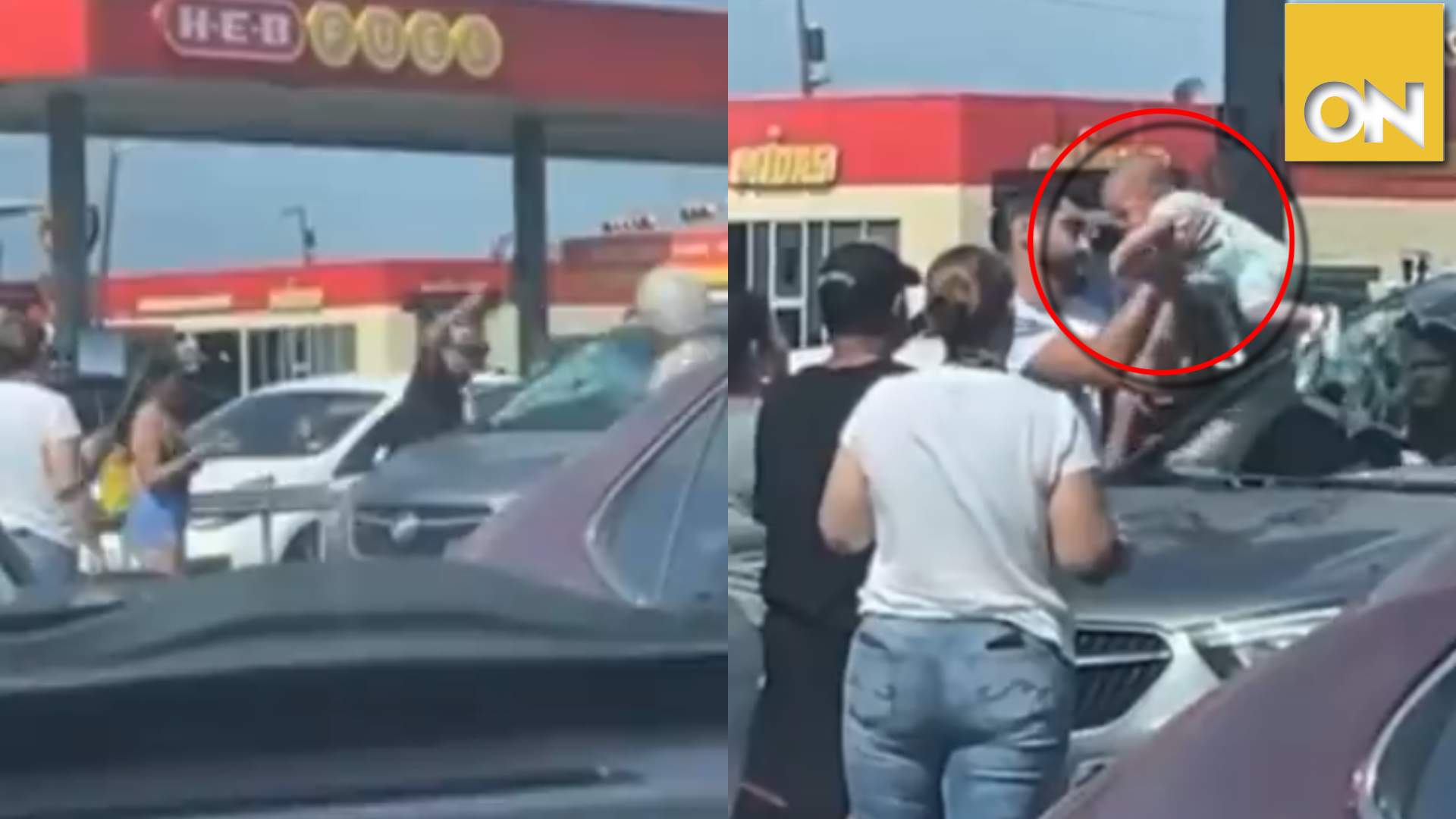 hombre rescata a bebé