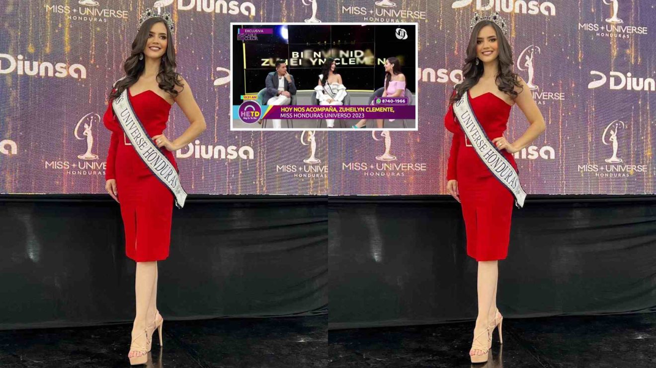 La Hermosa Miss Honduras Universe, Zu Clemente Visita Canal 1